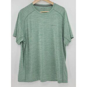 Eddie‎ Bauer Men’s Aqua Green FreeDry Resolution T-Shirt XL Athleisure Comfort
